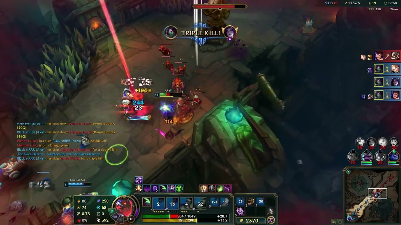 PentaKill Akali
