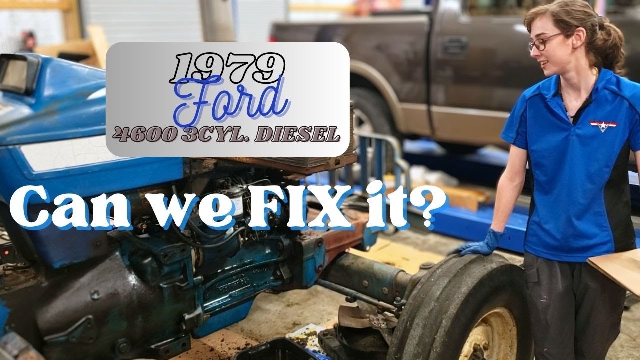 Работаем над нашим ТРАКТОРОМ! (Ford 4600 1979 года, 3-цилиндровый дизель)