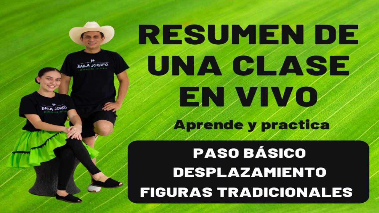 ¿QUIERES APRENDER A BAILAR JOROPO? Este resumen, de una clase en vivo, te podría interesar. Temas 👇