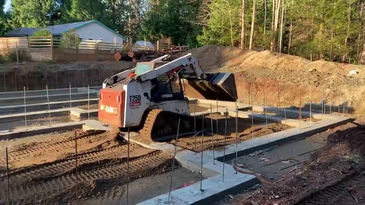 111120 Строительство дома в Канаде. Стены цокольного этажа