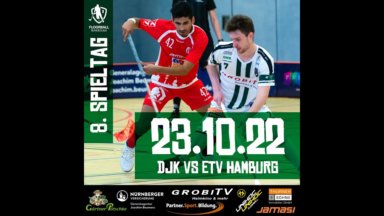 Highlights DJK vs. ETV - FBL 8. Spieltag  - 23.10.2022