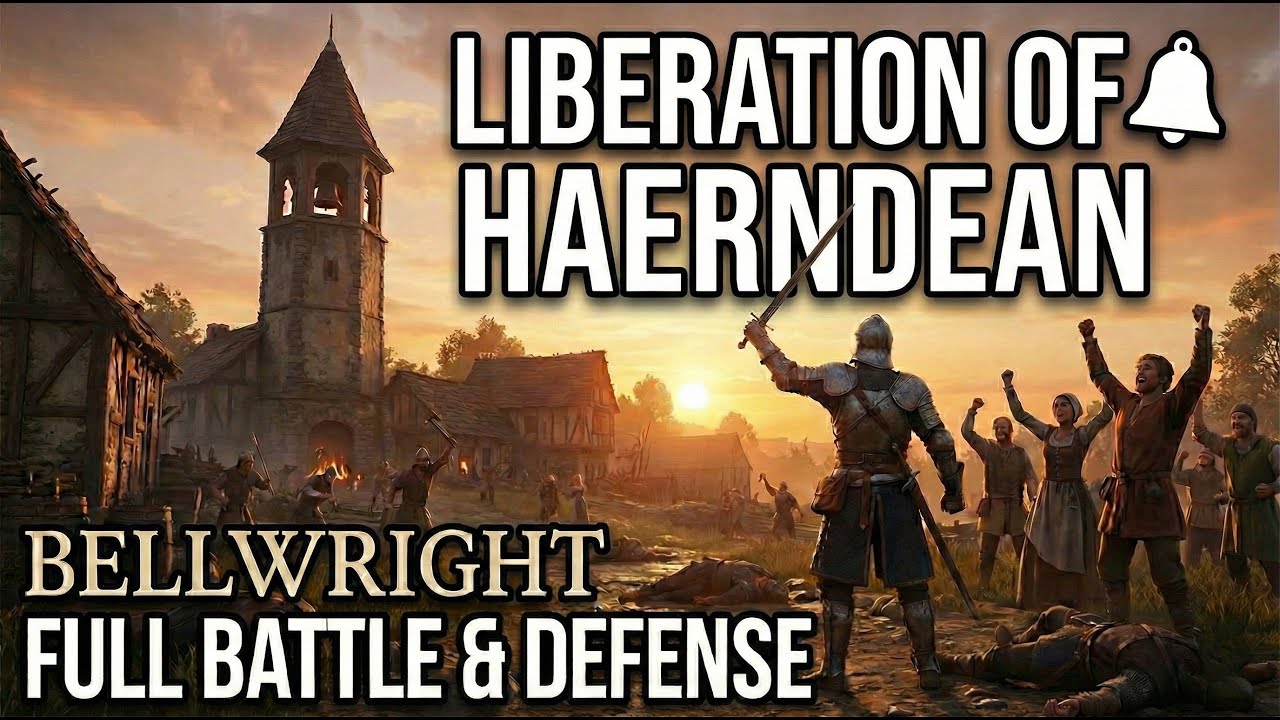 Bellwright: Liberating Haerndean (Full Battle & Reclamation Defense)