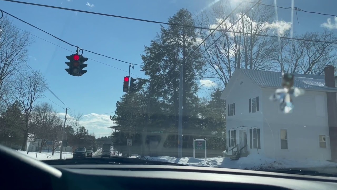 #WinterDrive Upstate NY, Small Town, USA! Saratoga Springs NY #97 Winter Drive Tour