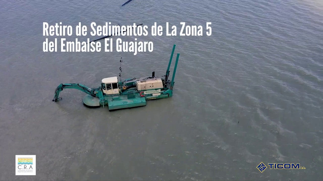 Dragado de mantenimiento y disposici&oacute;n de sedimentos de la zona 5 del embalse el Guajaro, Atlantico.