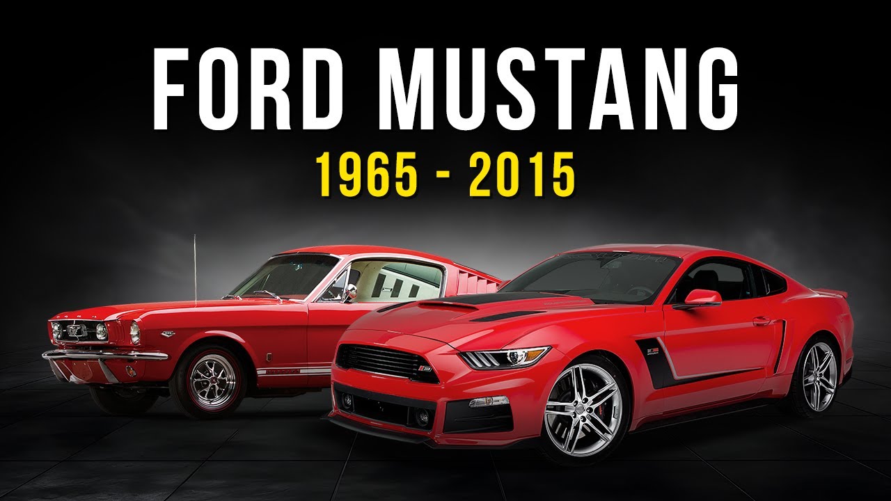 Ford Mustang Evolution (1965 ~ 2015)