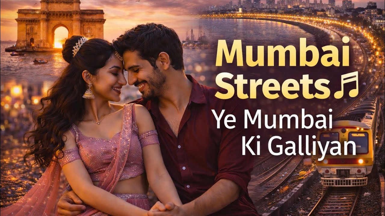 &ldquo;Mumbai Streets 🎶 | Ye Mumbai Ki Galliyan | Romantic Hindi Song&rdquo;❤🌹 #soulwavemusic @SoulWaveMusic-org