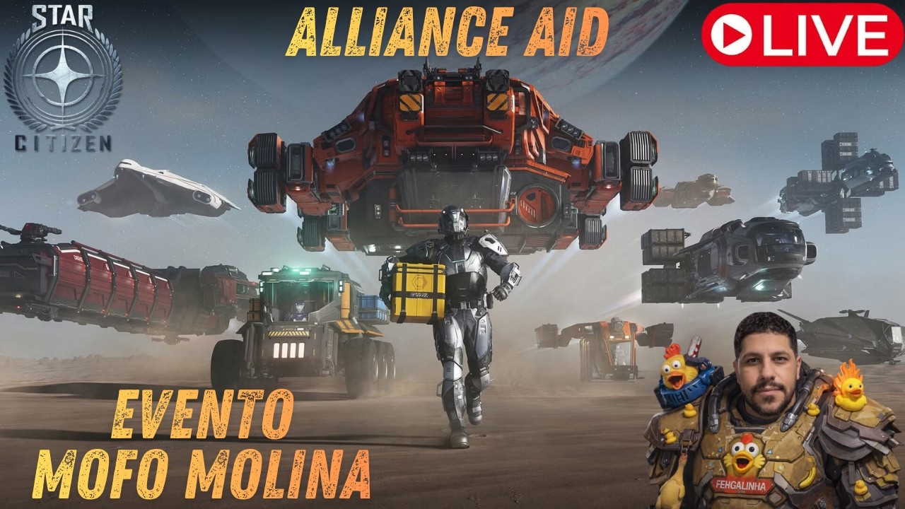 🔴 AO VIVO! Venha Jogar Comigo! Transporte - Alliance AID | STAR CITIZEN 4.6 PT-BR