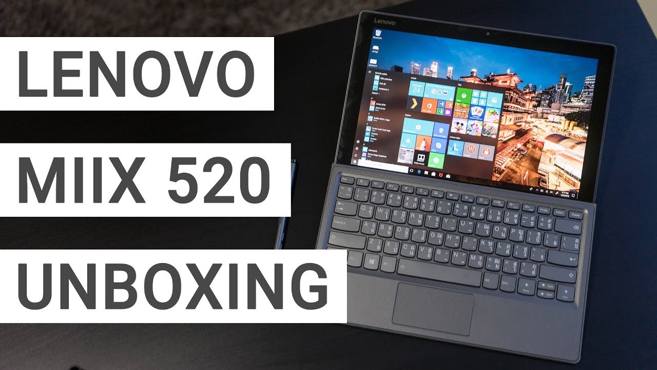Lenovo MIIX 520 Unboxing: Schneller als das Surface Pro? | Deutsch