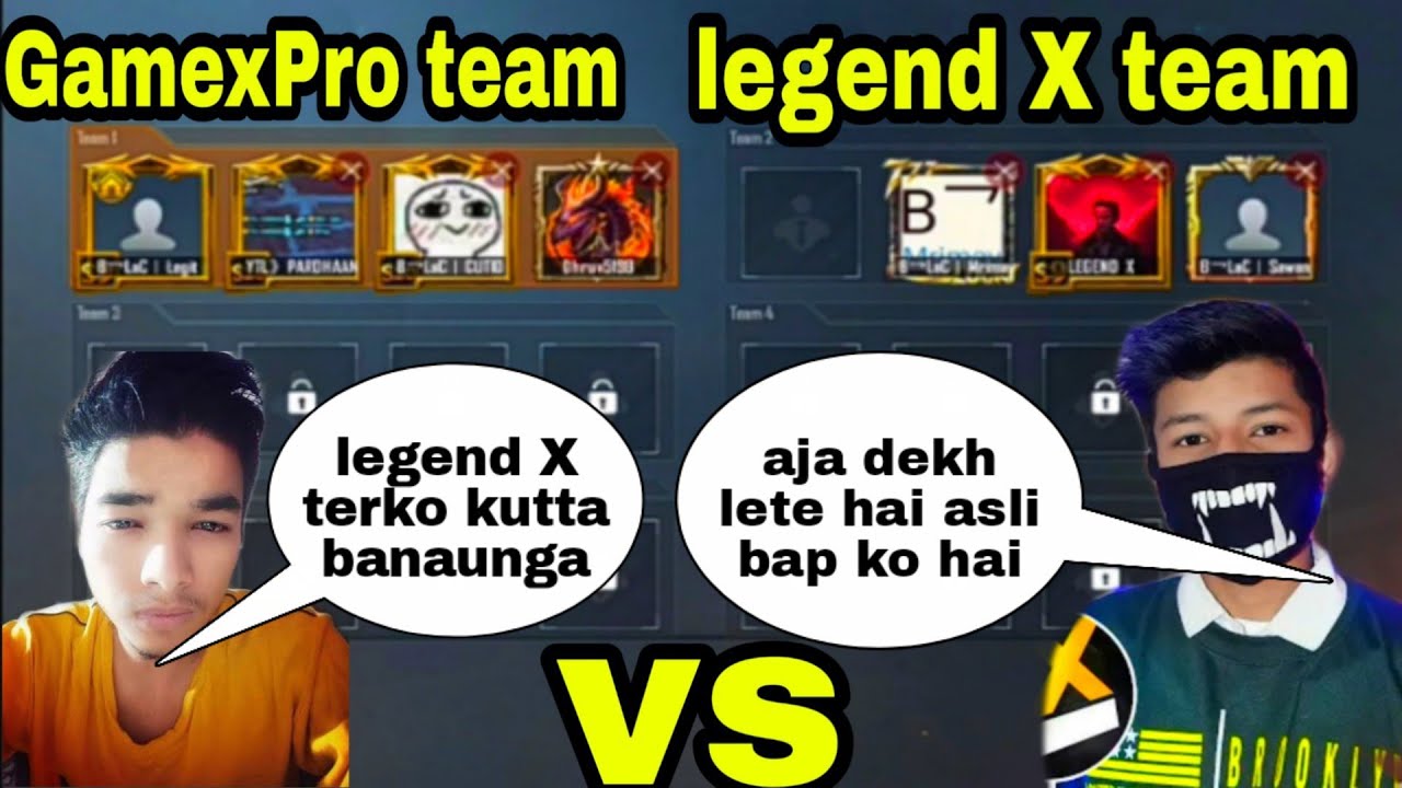 GamexPro vs legend X sniping only tdm challenge who is best player