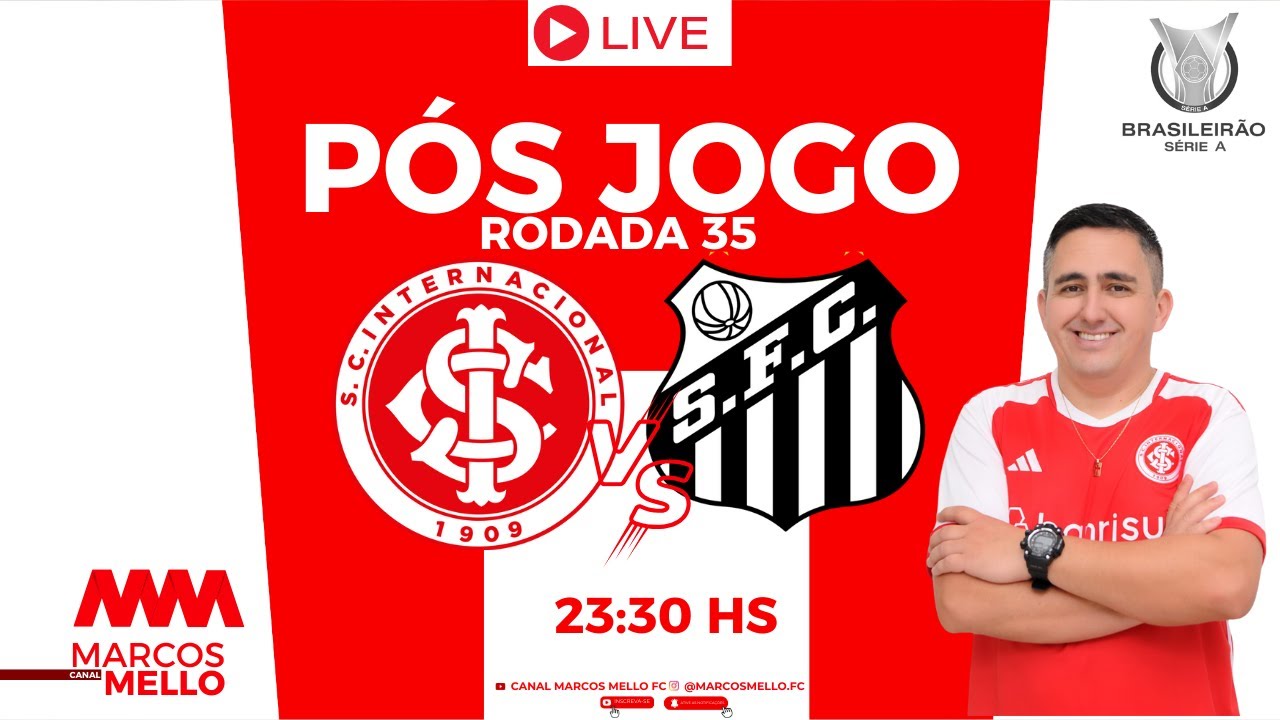 #INTER 1X1 #SANTOS | P&Oacute;S-JOGO | BRASILEIR&Atilde;O 2025