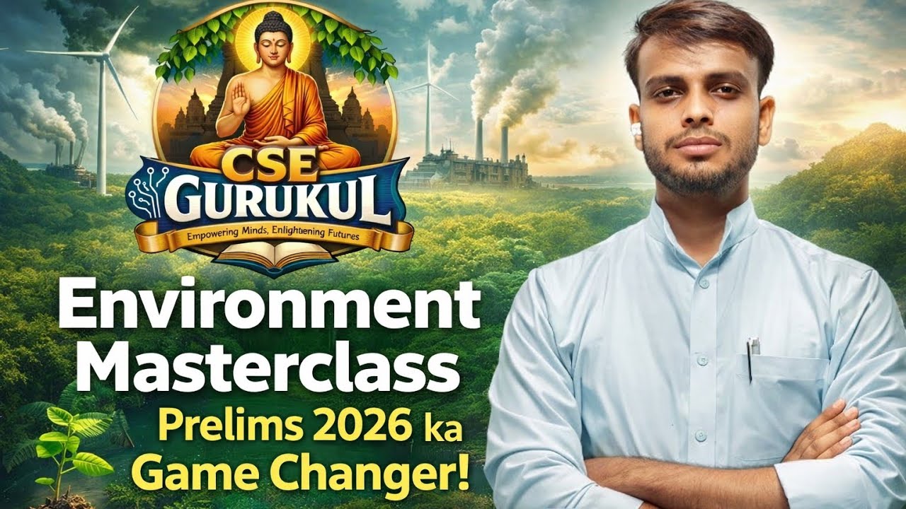 Lecture-1: Ecology Basics for UPSC Prelims | Environment Masterclass 2026 By Aman Moga Sir |
