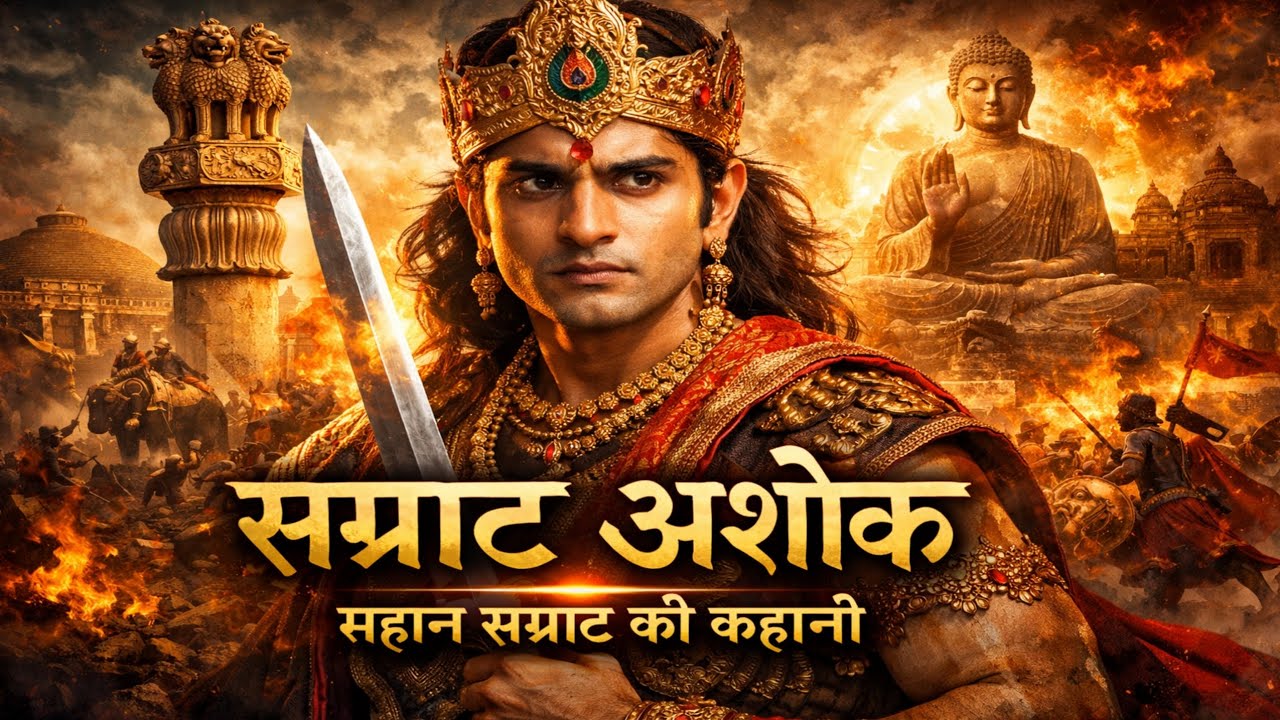 सम्राट अशोक का इतिहास | कलिंग युद्ध से धम्म विजय तक