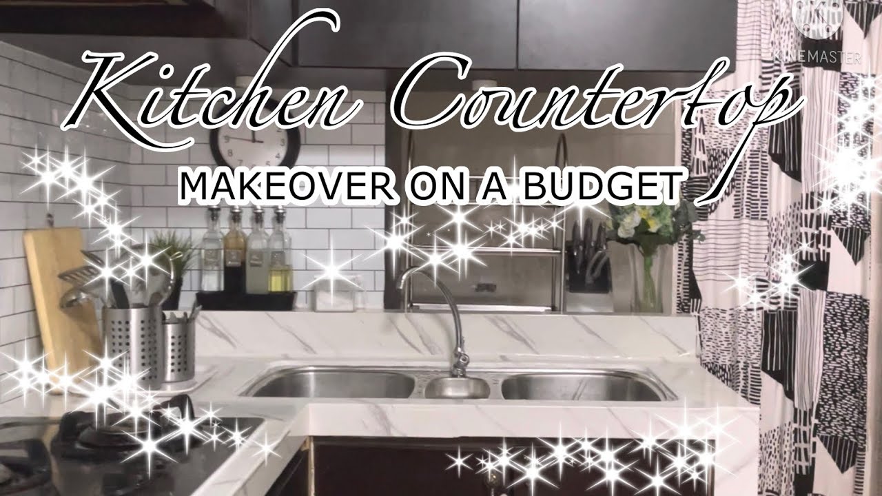 Kitchen Countertop Makeover on a Budget | Kitchen Makeover |Part2|  Coffee Station |Declutter Series