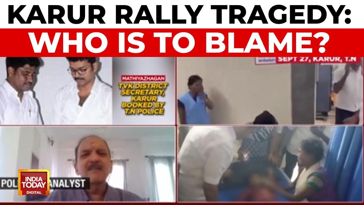 Karur Rally Tragedy: Vijay's Irresponsibility Or State Govt's Failure Under Scrutiny