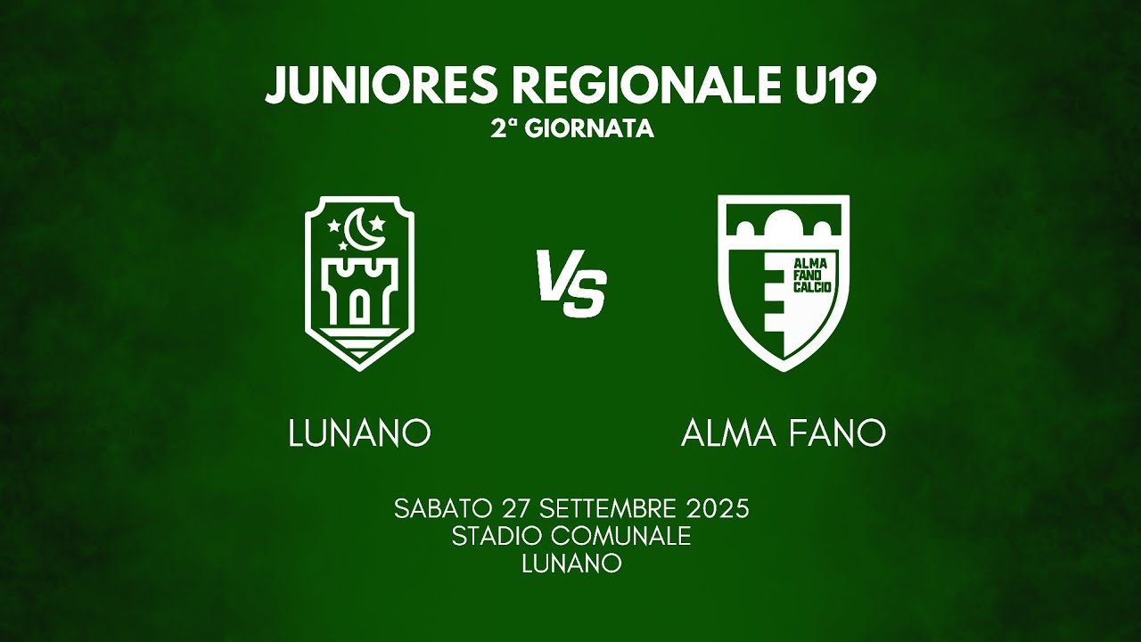 Lunano U19 - Alma Fano U19 0-3 | Highlights | Juniores U19 Regionali - 2ª Giornata
