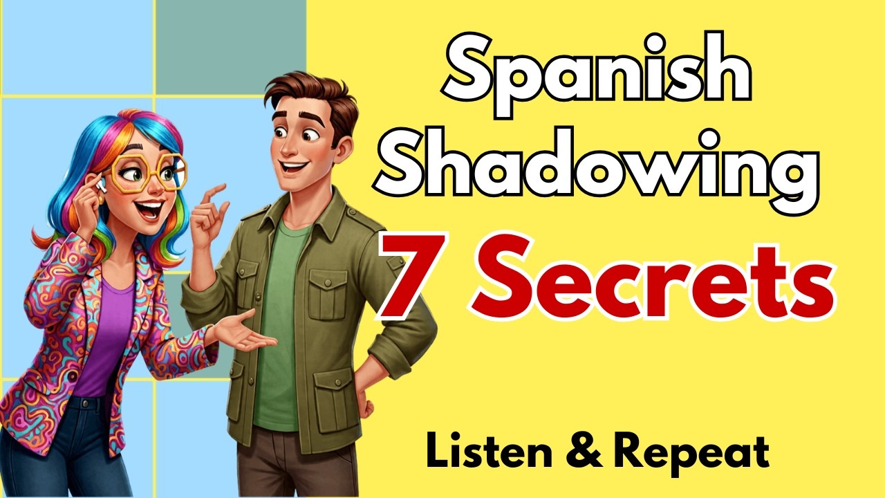 Stop Doing Spanish Shadowing Wrong! ❌ 7 Secrets to Speaking Success | A2 B1