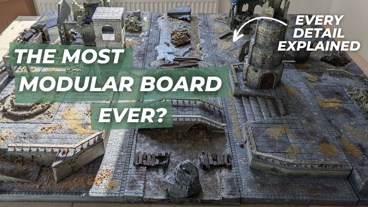 Is This The Most Modular Wargaming Board Ever Created? Detailed Description & Multiple Setups Shown