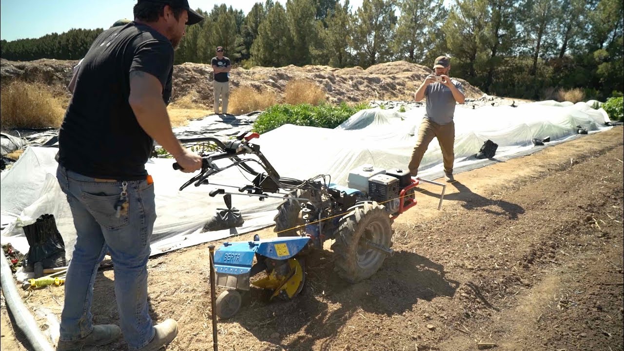 Farming Made Easier with a Rotary Plow!