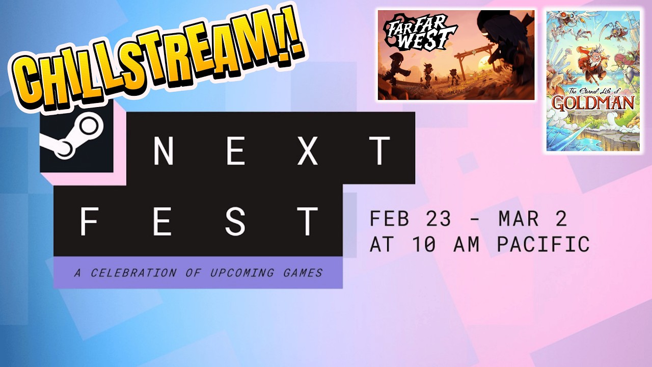 🔴Steam Next Fest - Chill Stream - Opustanje Pred Horor Vikend!
