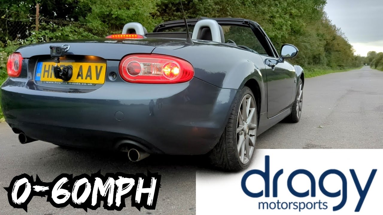 РЕАЛЬНЫЙ МИРОВОЙ РАЗГОН 0-60 МИЛЬ/Ч Mazda Mx5 Mk3 NC **ТЕСТОВЫЕ ЗАЕЗДЫ Dragy**