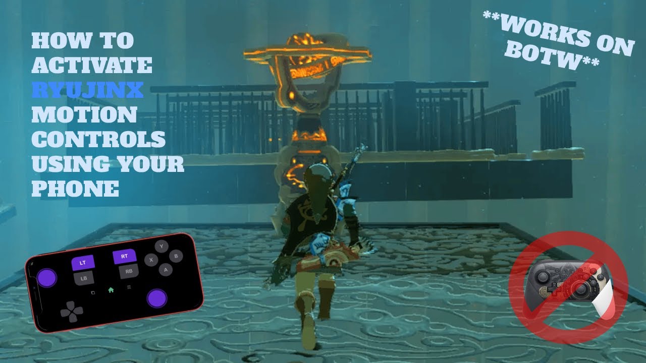 How to Use Your Phone as Motion Controls in Ryujinx Tutorial **ANY GAME**