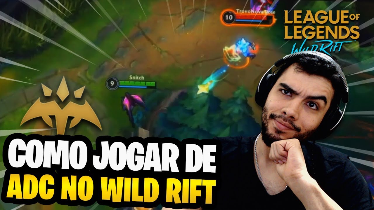 A Melhor Forma de JOGAR de ADC no WILD RIFT