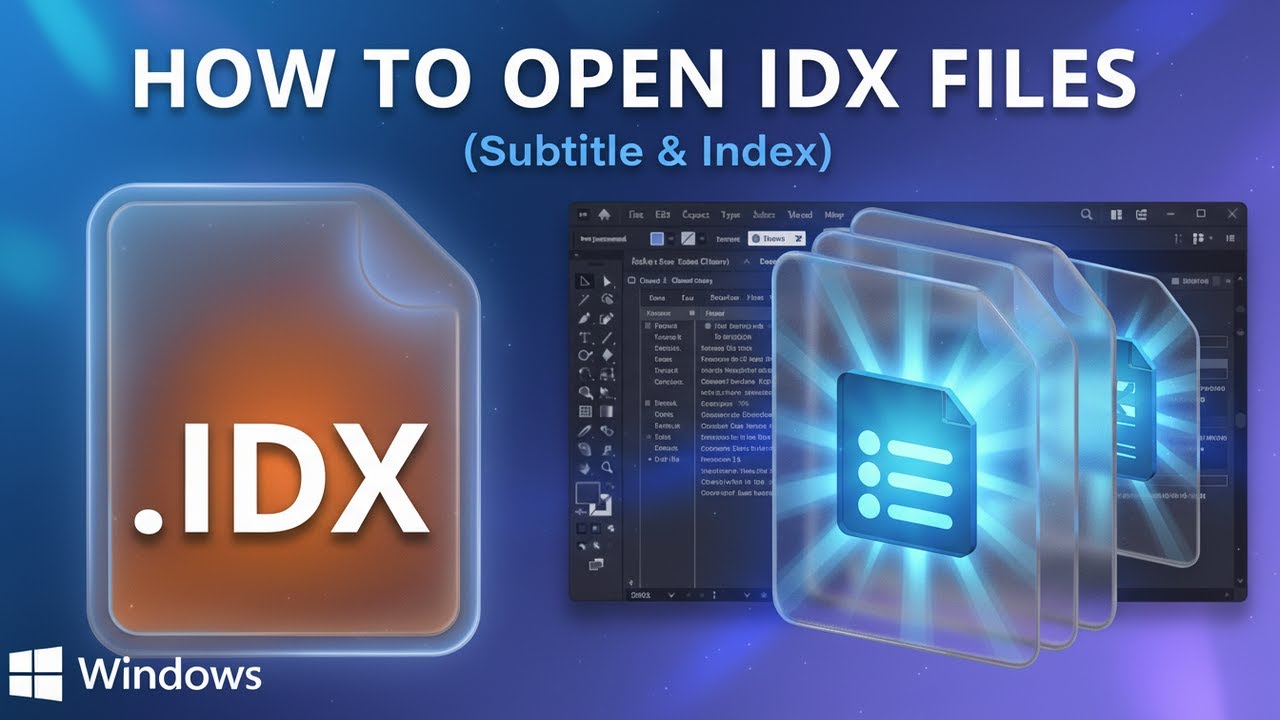 How to Open IDX Files (Associated Application)