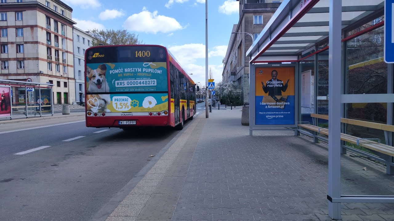 MZA Warszawa| Solaris urbino 12III #1400 135➡️PKP Olszynka Grochowska