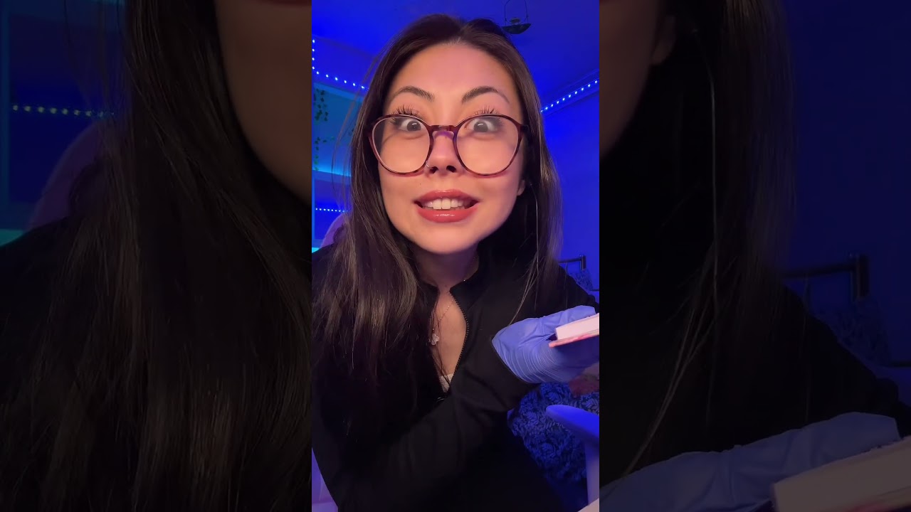 Asmr school nurse helps you skip class asmr p.1👩🏻&zwj;⚕️📚✏️ #relaxingasmr #Asmrnurse #schoolnurse