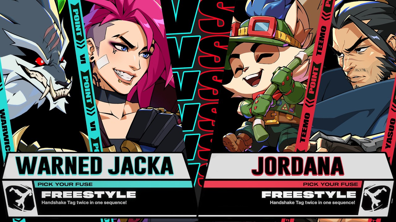 WarnedJacka (VI / Warwick) vs Jordana (Teemo / Yasuo) - 2XKO
