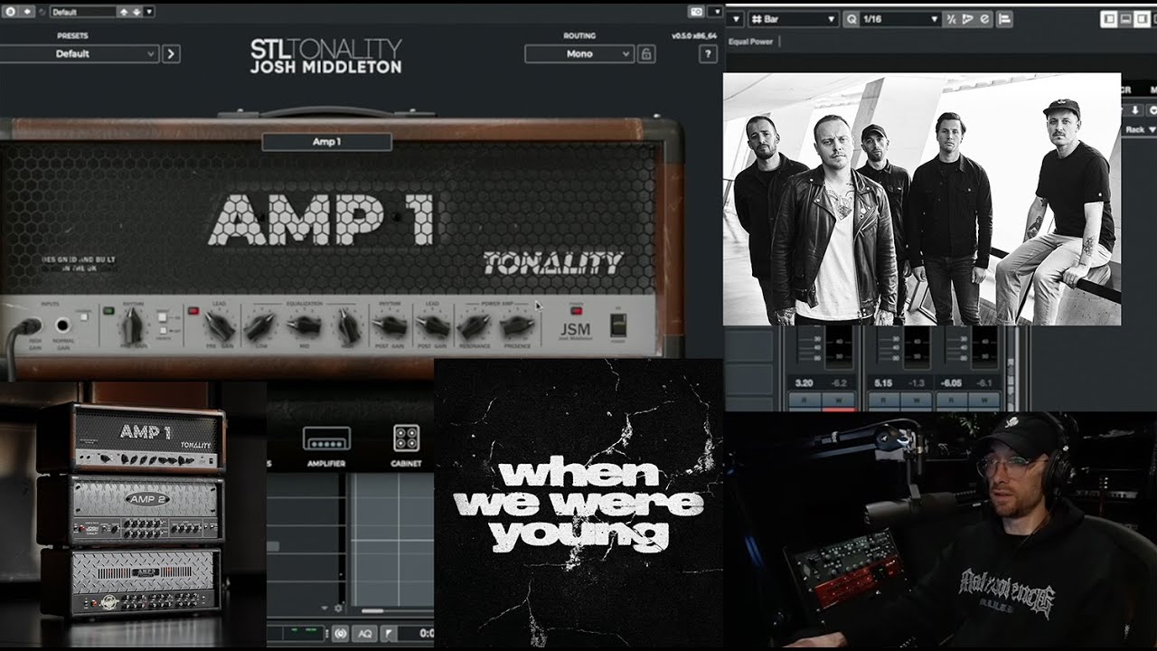 Architects 'When We Were Young' guitars recreated with STL Tonality Josh Middleton plugin