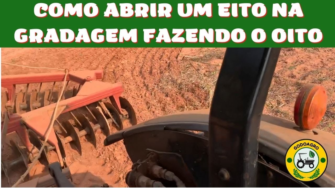 COMO ABRIR UM EITO NA GRADAGEM FAZENDO O OITO