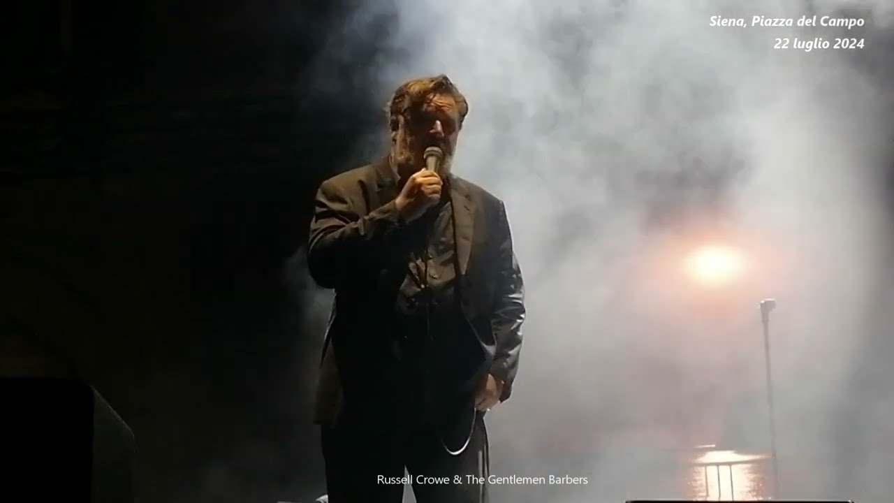 Russell Crowe & The Gentlemen Barbers - IGP - Siena 22 luglio 2024  - parte4
