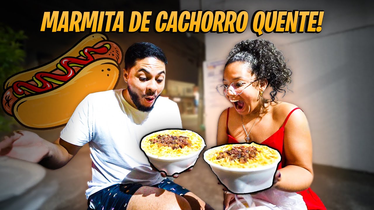 COMEMOS a famosa MARMITA de CACHORRO QUENTE GIGANTE!!🌭 [MAIS DE 2KG]