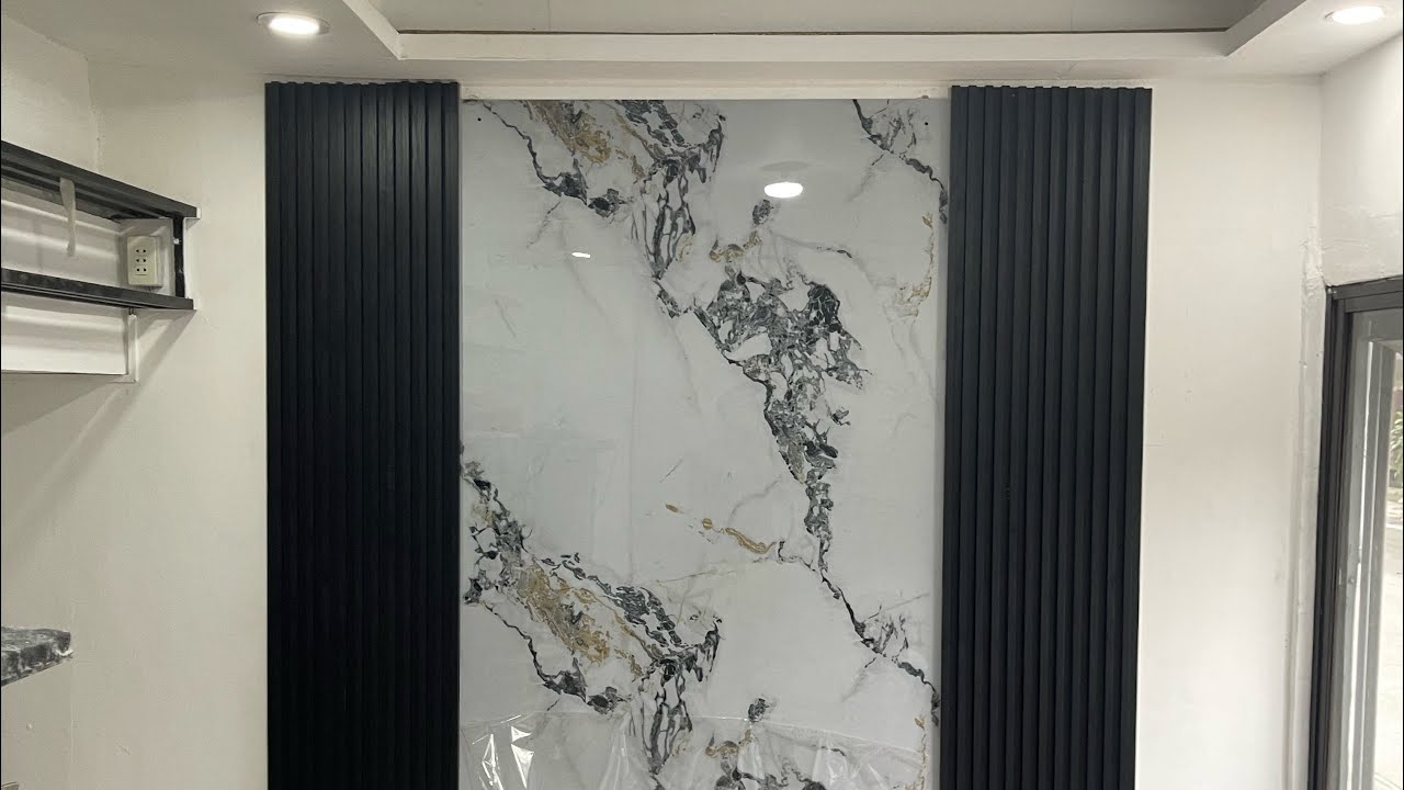 DIY INSTALL PVC WALL PANEL AND UV BOARD STEP BY STEP