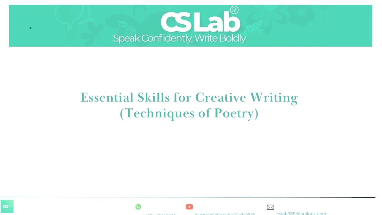 Highlights of Introductory Lesson (Techniques of Poetry)