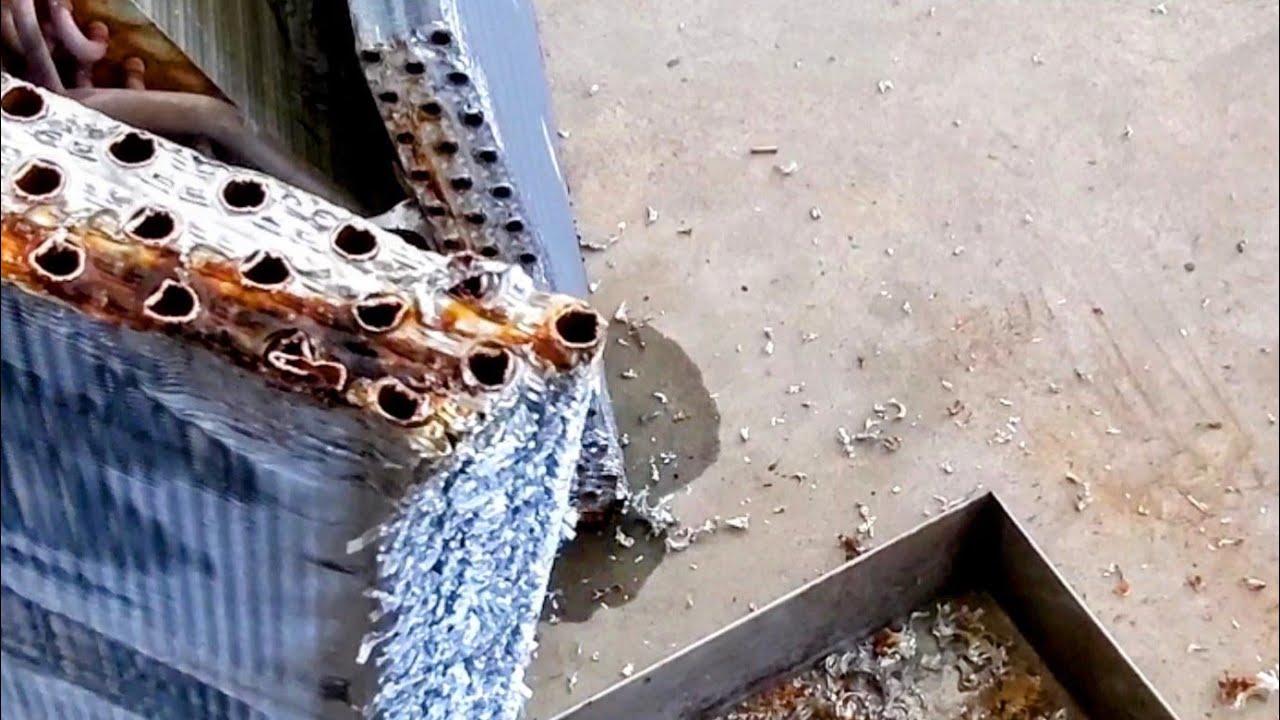 Легкое удаление алюминия из медных труб — BackYard Scrapping — Металлолом