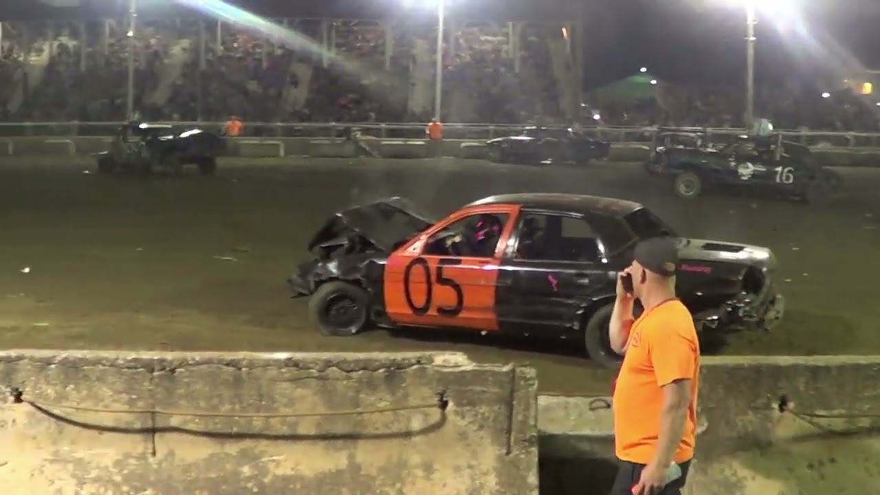 Skyfire Productions 8 Cyl.  Demo Derby Three County Fair 2023