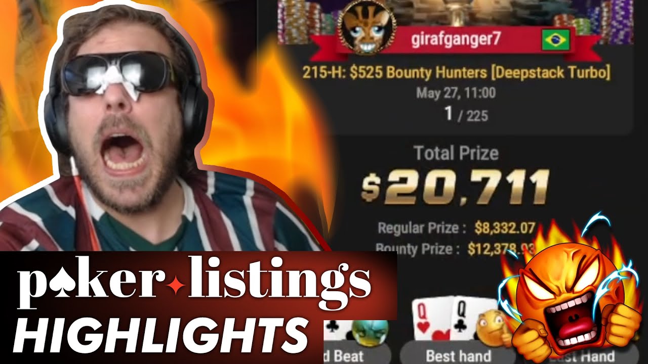 Girafganger7 не знал, как играть, но всё равно выиграл! Лучшие моменты онлайн-покера!