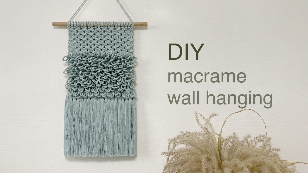 DIY | macrame wall hanging | макраме настенный