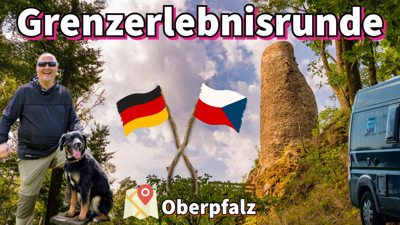 Wer treibt die Sau ins Tal? Die Grenzerlebnisrunde bei Stadlern mit Böhmerwaldturm und Ruine