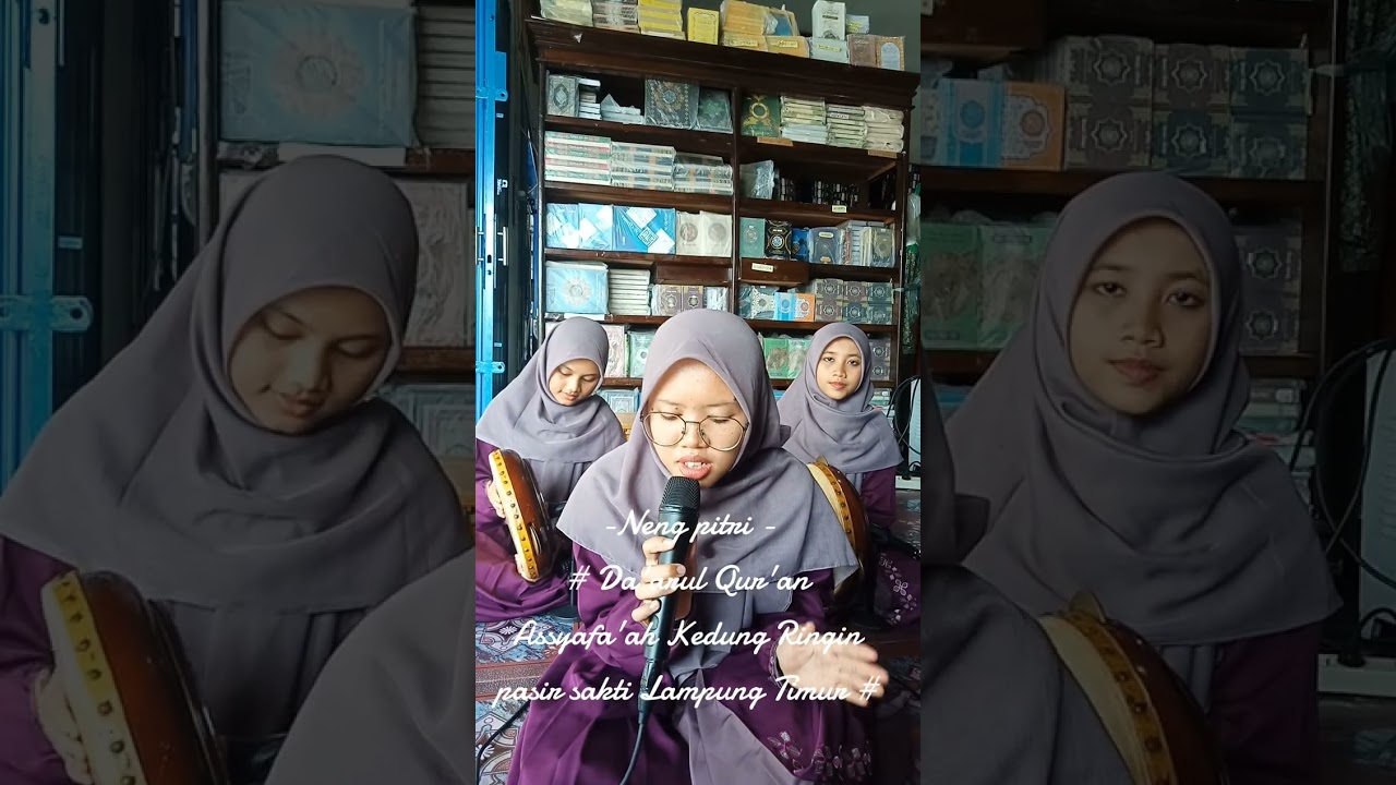 #Sholawat Telah Lahir cahaya # Neng pitri # Da'arul Qur'an Assyafa'ah Kedung Ringin pasir sakti Lamp