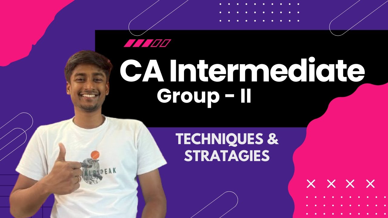 How did I clear CA Inter group 2 | Tamil | CA Intermediate | Janarthana M
