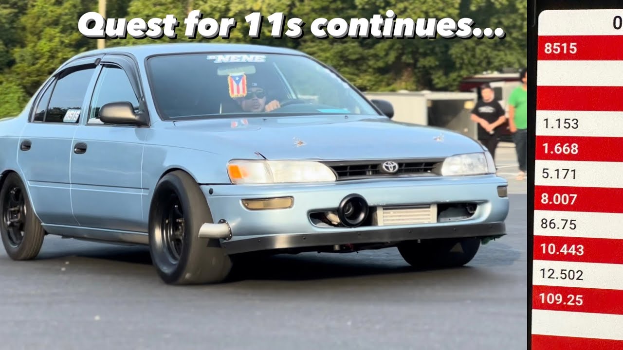 Turbo 4AFE Corolla Returns with a New PB!