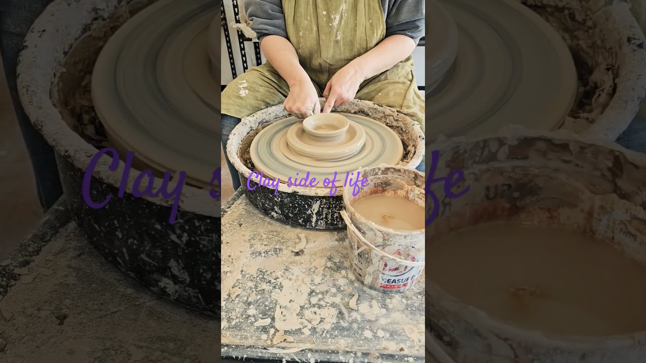 Teaching demo for chip & dip bowls. #potterlife