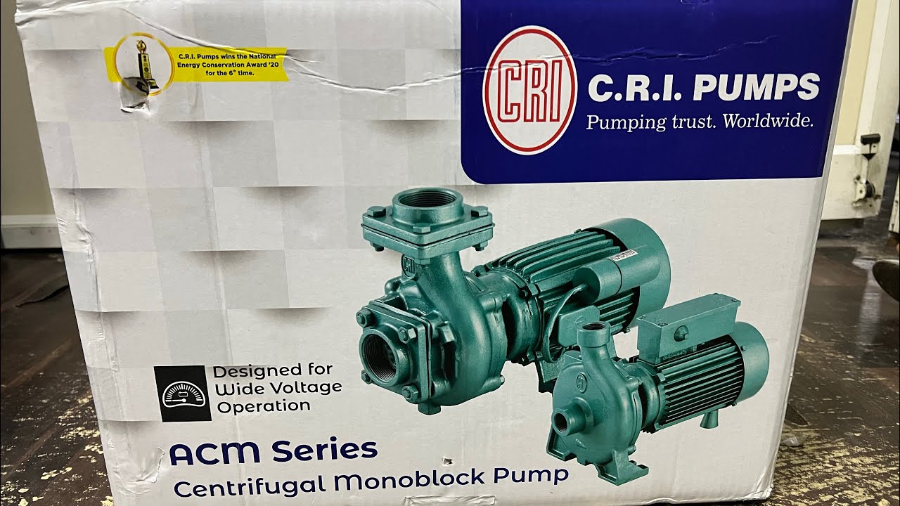 CRI  monoblock pump 2HP unboxing #cripumps #cri