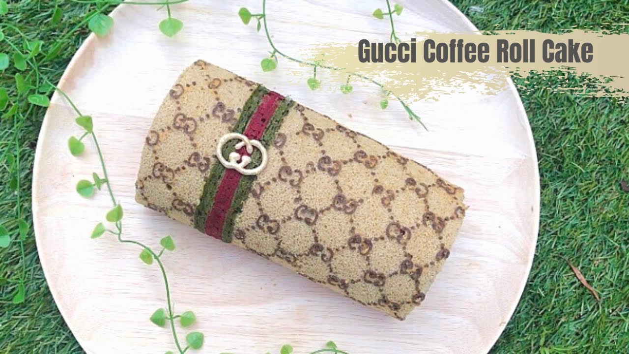 Gucci Coffee Roll Cake กุชชี่เค้กโรล กาแฟ