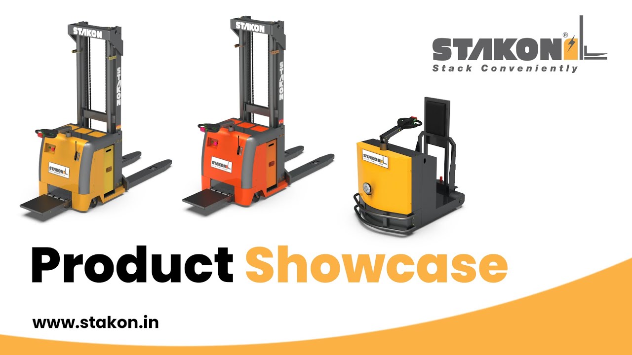 Stakon Product Showcase - Electric Pallet Stackers for Warehouses | Stack Conveniently