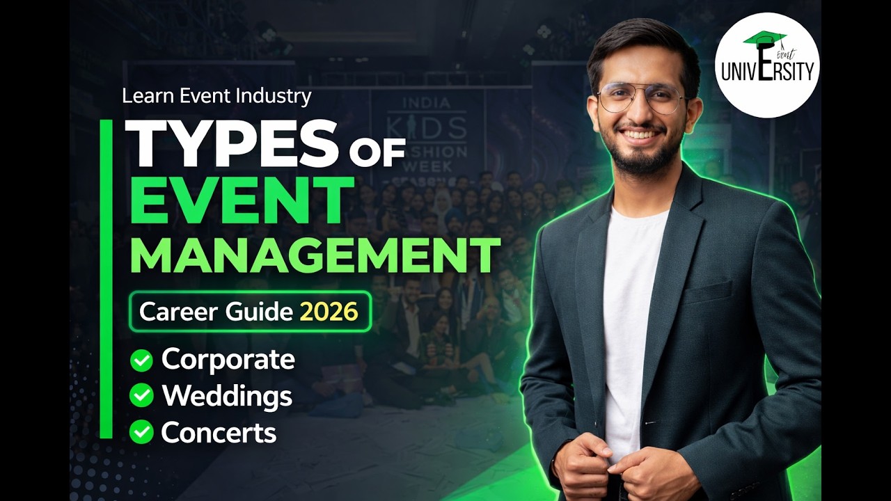 How Many Types of Event Management Are There? | Complete Guide 2026 | Chapter 2 : Mini Course 2.0