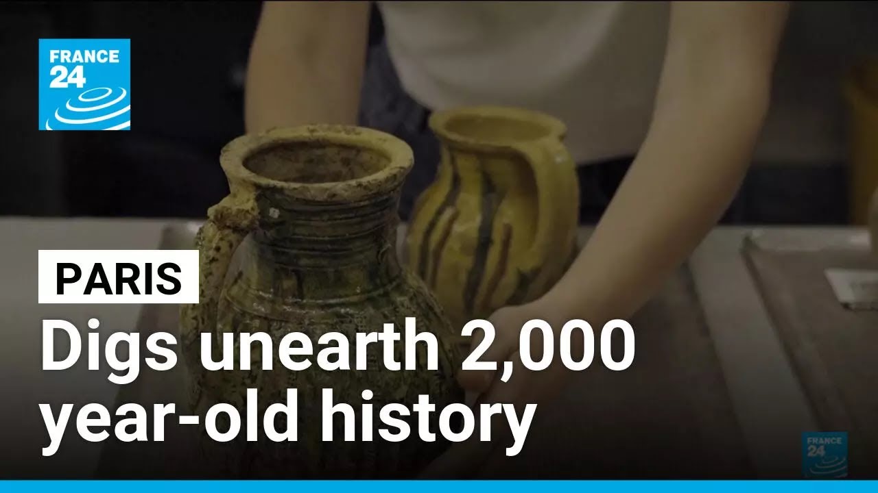 Under Paris's Notre Dame, archaeologists are unearthing 2,000 years of history &bull; FRANCE 24 English
